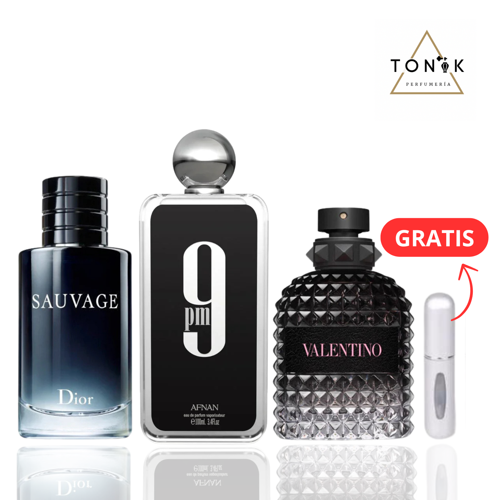 Combo Elegancia Caballero: Sauvage -  9pm -  Valentino Born in Roma